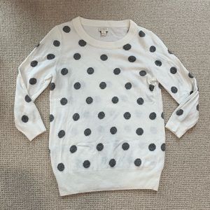 J. Crew Polka Dot Sweater
